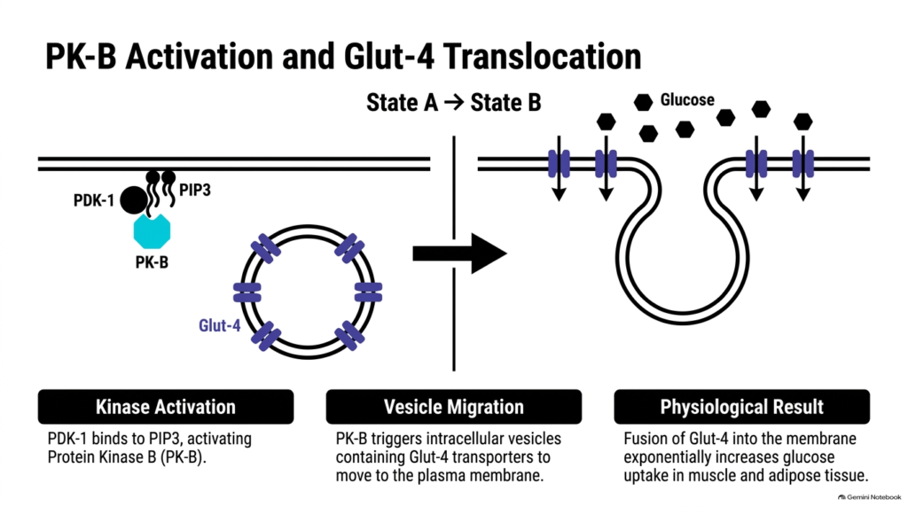 Slide 06: PK-B Activation and Glucose Transport in Signal Transduction Pathways