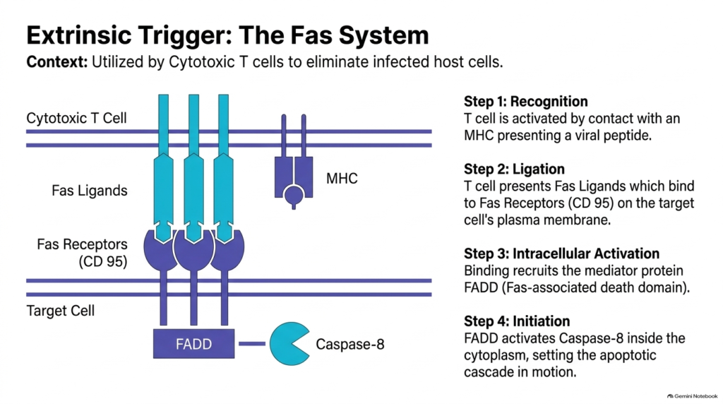 Slide 6: The Fas System as an Extrinsic Trigger for Apoptosis