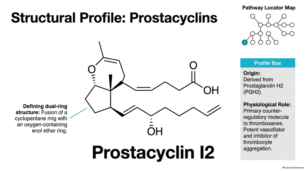Slide 7: Biochemistry of Eicosanoids – Structural Profile of Prostacyclins