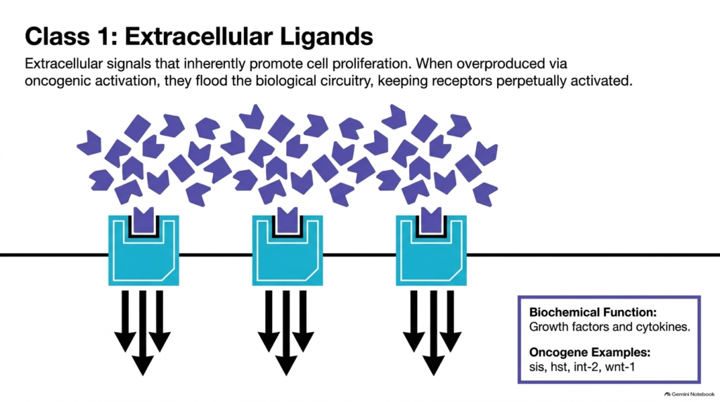 Slide 07: Class 1 Extracellular Ligands as Oncogenes