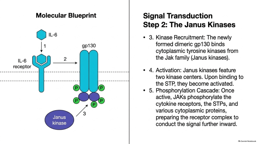 Slide 8: Recruitment of Janus Kinases in the Biochemistry of Cytokines