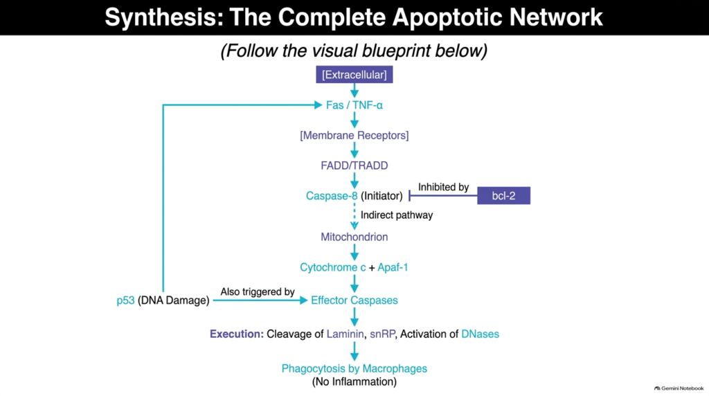 Slide 13: The Integrated Signaling Network of Apoptosis